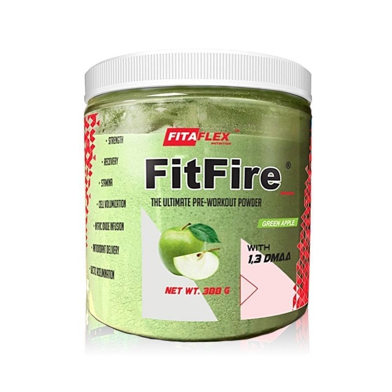 FITAFLEX FitFire Booster DMAA 388g - Green Apple