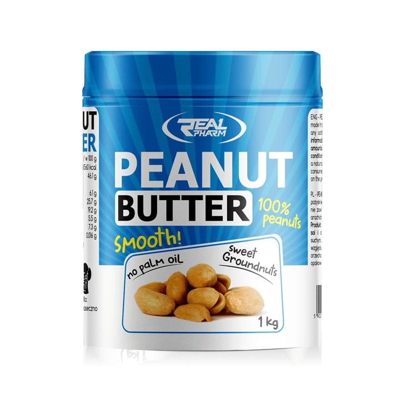 Peanut Butter Smooth 1000g Real Pharm