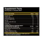 Fitness Authority Xtreme Napalm Igniter Shot facts