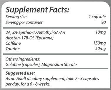 Arcas Nutrition Cutter 90 capsules facts