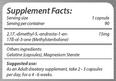 Arcas Nutrition M-STEN 60 gélules facts