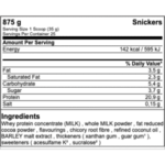 Mars - Snickers Hi Protein Whey 875 g facts