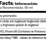 Datos de Amix Magne Shot Forte 375 mg 60 ml