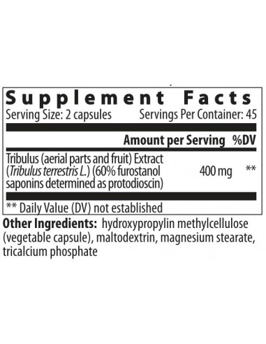 Datos de VemoHerb Bulgarian Tribulus 90 cápsulas