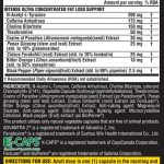 Nutrex - Lipo 6 Black Intense Ultra Concentrate facts