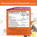 NOW Foods Glucosamine &amp; Chondroitin with MSM 90 capsules facts