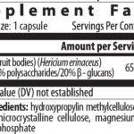 VemoHerb Hericium 60 gélules facts