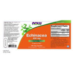 NOW Foods Echinacea 400mg 100 Kapseln facts