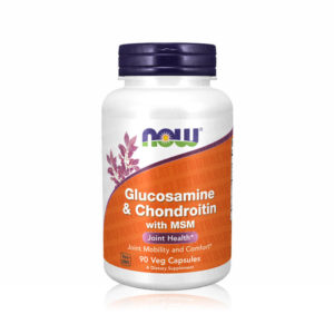 NOW Foods Glucosamina y Condroitina con MSM 90 Cápsulas