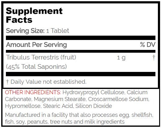 San Nutrition Tribuvar 1000 90 comprimés facts