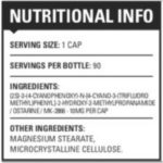 Brawn Nutrition O-BOL OSTARINE 90 Kapseln facts