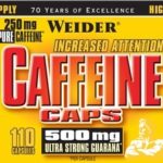 Datos de Weider Caffeine 110 cápsulas