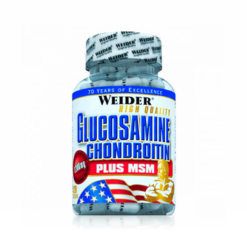 Weider Glucosamine Chondroitin Plus MSM 120 Capsule