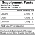 Evlution Nutrition BCAA 5000 240 capsules facts