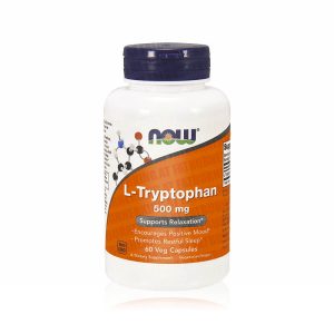 NOW Foods L-Tryptophan 500mg 60 veg capsules