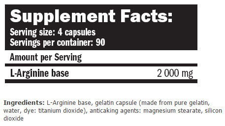Amix Arginine Pure Amino Acid 360 Kapseln facts