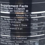 Warrior Labz Super Epi-Tren 6 60 capsules facts