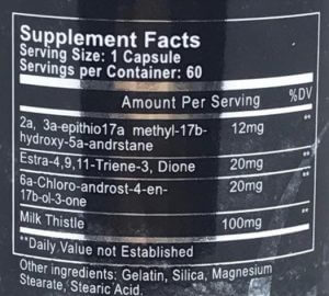 Warrior Labz Super Epi-Tren 6 60 capsules facts