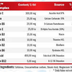 Amix B-Complex + Vitamines C &amp; E 90 gélules facts