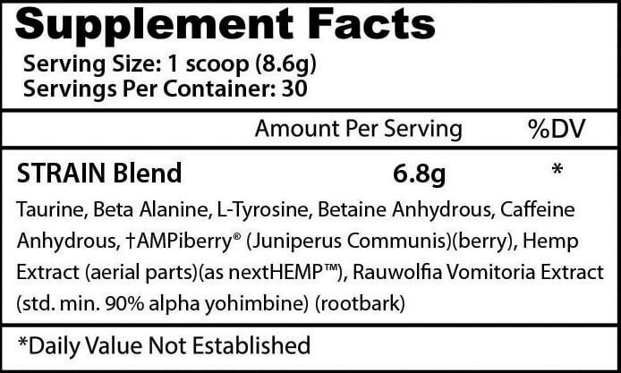 Insane Labz Strain 256g facts