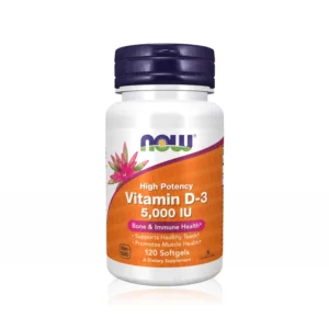 Now Vitamin D-3 5000 IU 120 softgels