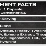 Saber Claws Labs Astralean 60 caps facts