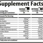 Datos acerca de Savage Line Labs MYO-TKO DMAA