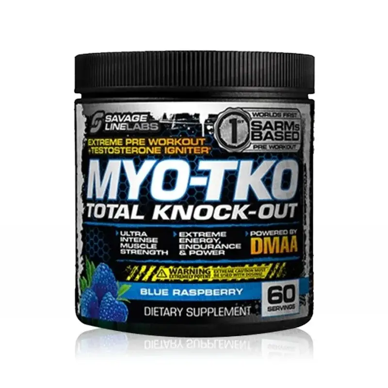 Savage Line Labs MYO-TKO DMAA lampone blu