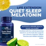 Life Extension Quiet Sleep Melatonina 3 mg 60 caps banner